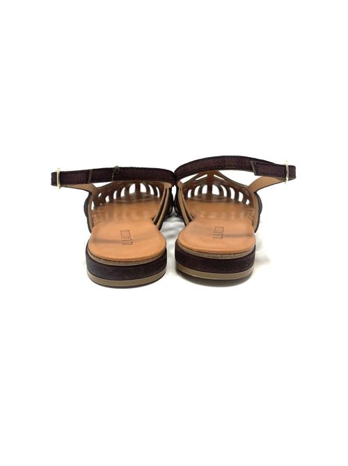 Slingback donna  traforata con scollo cuore IL LACCIO | D20-ROCKCAMOSCIOT.MORO
